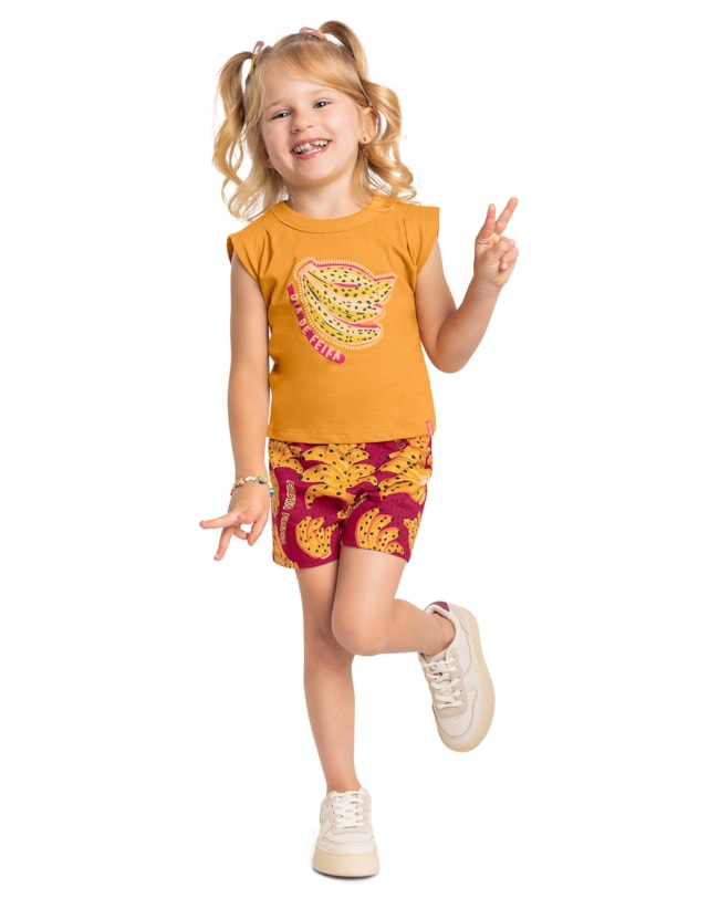 Conjunto Blusa e Shorts Estampado Menina Kely Kety-20245b0a-f637-409c-a2aa-b680e3e7cc46