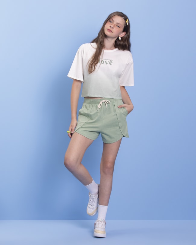 Conjunto Blusa e Shorts Feminino Based-01f7d6f6-d5e7-429d-a45e-2625318eaca4
