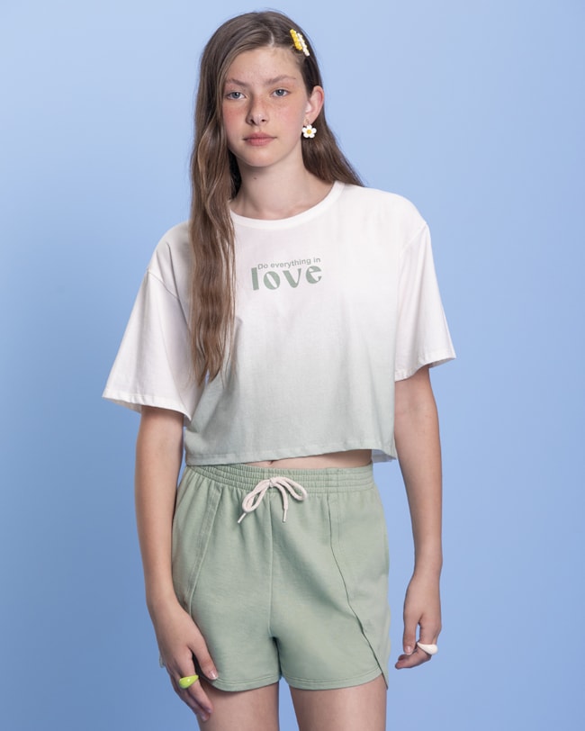 Conjunto Blusa e Shorts Feminino Based-72851e63-4e89-42f3-9528-d0014193ab76