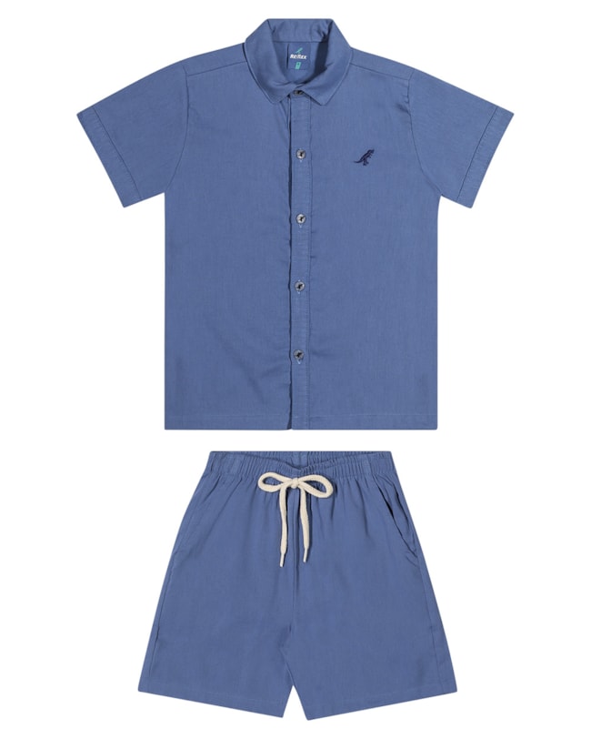 Conjunto Camisa e Bermuda Menino ReiRex-1b2fddb8-5c04-41d6-b3db-071449615773