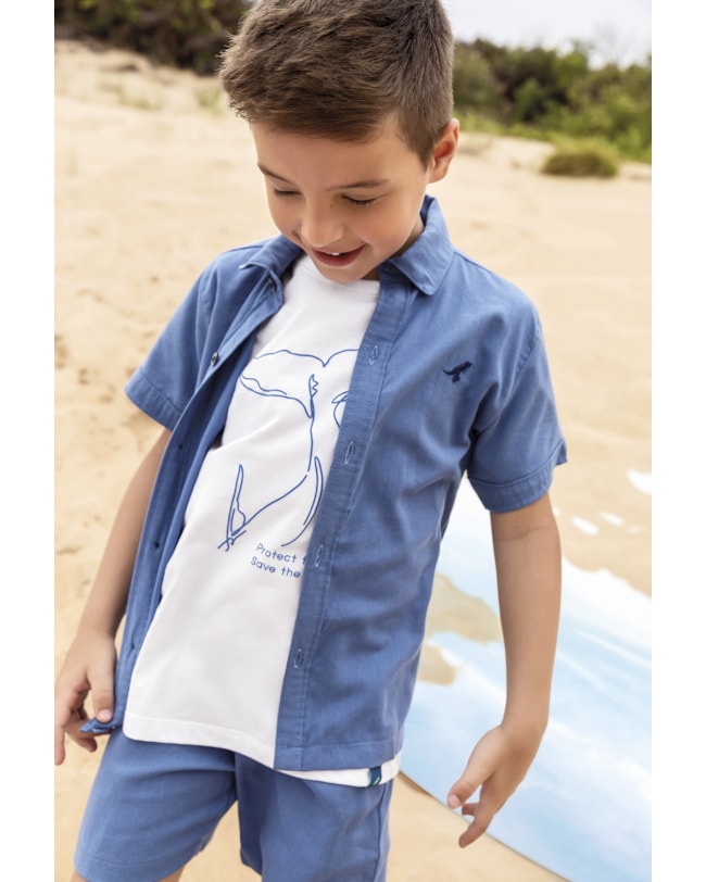 Conjunto Camisa e Bermuda Menino ReiRex-762a6f36-32c3-4510-b877-6dc9877f177f