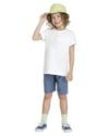 Conjunto Camiseta com Relevo e Bermuda Menino ReiRex-5150d735-3fc6-43d7-8e9b-8312a08b0687