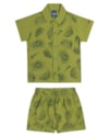 Conjunto Camiseta e Bermuda Estampado Menino ReiRex-24715179-1eb5-4b0f-8502-b75e6d519207