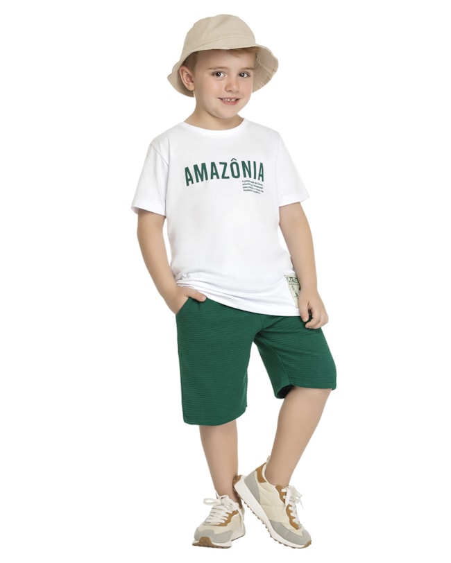 Conjunto Camiseta e Bermuda Menino ReiRex Amazônia-82a92ee3-fd30-4e96-a0dd-c9eadf13a2c3