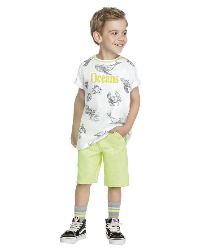 Conjunto Camiseta Oceano e Bermuda Menino ReiRex-702946dd-8fc0-4f55-b18d-4c320ee8e635