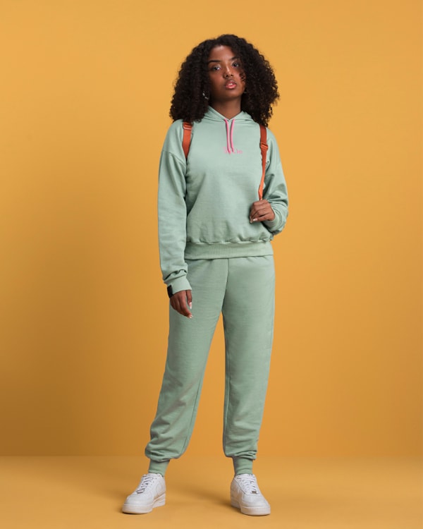 Conjunto Comfy Juvenil Feminino Based Moletom