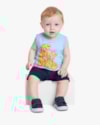 Conjunto Curto Bebê Menino com Estampa Dino - ReiRex - Azul Soft-281bdf82-9bdc-4ab7-8cb6-a017b3ca6ead