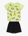 Conjunto Curto Bebê Menino Estampa Animais - ReiRex - Matcha-f7fbc9cf-4d30-4000-ba8e-87793f61db3b