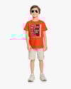 Conjunto Curto Infantil Masculino Estampa Destinos - Rei Rex - Carrot-59cd7eb3-ca84-42dd-bbe3-74051f1c5f5d