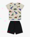 Conjunto Curto Infantil Masculino Estampa Dinossauros - ReiRex - Mescla-135358f9-545e-453c-96b0-6bf23963df9f