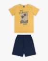 Conjunto Curto Infantil Masculino Estampa 