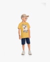 Conjunto Curto Infantil Masculino Estampa 