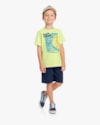 Conjunto Curto Infantil Masculino Estampa Ondas de Surf- Rei Rex - Matcha-c315d220-73cf-478f-be99-5e9398868d1e
