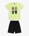 Conjunto Curto Infantil Masculino Estampa Skate - ReiRex - Matcha-b6a90453-9beb-4a19-9197-5f7102acbdf8