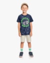Conjunto Curto Infantil Masculino Estampa Surf - ReiRex - Oxford-95a0de56-7f33-4907-b444-7b1c4f16fd63