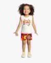 Conjunto Curto Infantil Menina em Meia Malha- Kely Kety - Natural-4eb85680-3593-4ac3-8795-ce1a1900797c