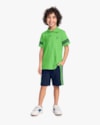 Conjunto Curto Infantil Menino com Camisa Polo - ReiRex - Pistache-f56fc076-e95c-4fba-9b2e-ac0105993e45