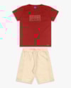 Conjunto Curto Infantil Menino com Estampa 3D - ReiRex - Sienna-56a6d69f-09bd-4f79-96e2-615008885f1f