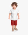 Conjunto Curto Infantil Menino com Estampa Kombi - ReiRex - Branco-37b54fb1-30ef-4b79-86bc-eab94744f28a