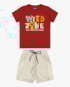 Conjunto Curto Infantil Menino com Estampa Selva - ReiRex - Sienna-d576f7b5-6c3c-4b49-9799-8d287fa1cc5a