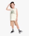Conjunto Curto Infantil Menino Estampa Aventura Safari - ReiRex - Natural-abbe1d95-3552-4f27-8f25-35f59a793a49