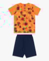 Conjunto Curto Infantil Menino Estampa Folhagens - ReiRex - Nectarine-f29a972a-46af-47bc-be3d-dc3a6117499b