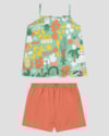 Conjunto Infantil Blusa Alça Fina e Shorts Kely Kety Verde-25e39ce3-11dd-4c03-aff1-ed834f7a3c7e