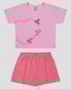 Conjunto Infantil Blusa com Estampa e Shorts Kely Kety Rosa-c4597cbf-8d1d-468b-85be-94c70a12961e