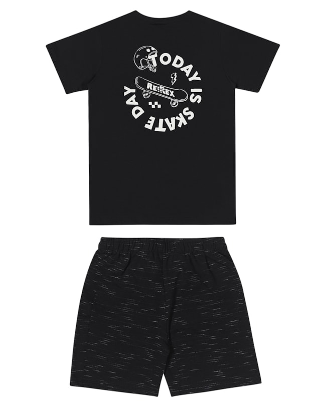 Conjunto Infantil Camiseta e Bermuda Menino ReiRex-685af6fa-d8a2-49a2-9b6a-d2e88c711550