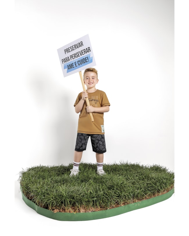 Conjunto Infantil Camiseta e Bermuda Menino ReiRex-d2f0bf5e-36e7-4f9d-bcb9-869717f1a006