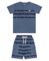 Conjunto Infantil Camiseta e Bermuda Menino ReiRex-500a102b-1bd9-410b-a079-d3cc488e0f14