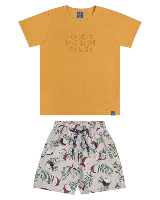 Conjunto Infantil Camiseta e Bermuda Menino ReiRex-4c534cf6-9a89-4769-be9a-a741f45ae4c3