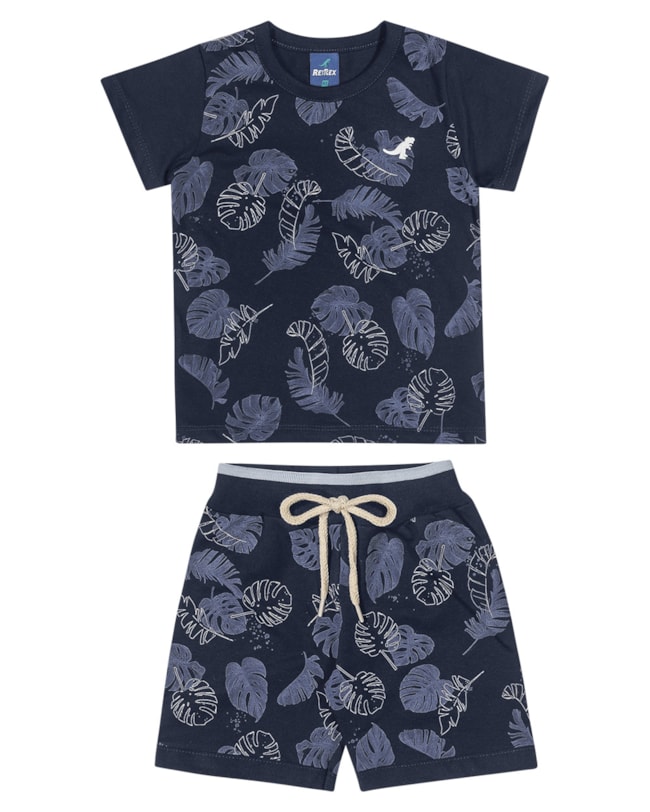 Conjunto Infantil Camiseta e Bermuda Menino ReiRex-6dfda365-bb31-419b-8b89-24a55a8fa6d6
