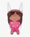 Conjunto Infantil com Vestido e Bolsa Boneca Estampa Fada- Kely Kety - Rosa-000702e9-464b-4b16-8f2a-676e2f006555