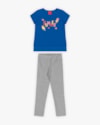 Conjunto Infantil Feminino Blusa e Legging - Kely Kety - Azul-6e1d9536-193a-4b96-8d51-703feaa84ad4