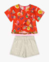 Conjunto Infantil Feminino com Babados - Kely Kety - Carrot-24ce13a6-6795-44eb-a122-9cbf929aa705