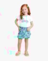 Conjunto Infantil Feminino com Blusa e Saia - Kely Kety - Branco-72208577-7c4b-41fb-ae95-24d625a8399f