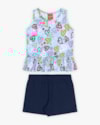 Conjunto Infantil Feminino com Regata Estampada - Kely Kety - Azul-8c83e289-fdbb-42d0-ab9a-16a6ac12cabc