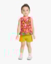 Conjunto Infantil Feminino com Regata Estampada - Kely Kety - Red Apple-b028d700-f7c8-4feb-b338-d5cb7f4fc35e