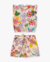 Conjunto Infantil Feminino em Viscose Estampada - Kely Kety - Off White-c9a24b20-1f1c-48a5-9be5-499693b24d34