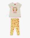 Conjunto Infantil Feminino Estampa Oncinha - Kely Kety - Mescla-106f730a-dac8-40bd-9a8c-a6d87e1cad8d