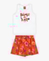 Conjunto Infantil Feminino Estampa Sabor de Verão - Kely Kety - Branco-f26ed35e-58da-470e-b375-1aed6f6c5492