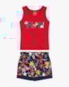 Conjunto Infantil Feminino Regata e Shorts Estampado - Kely Kety - Tomato-a22f82de-5bd9-42bc-8003-90cec37ee9b5