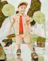 Conjunto Infantil Masculino com Estampa Relevo de Dino - ReiRex - Carrot-5fcc056f-e8bf-4f8b-ab64-9606852791a6