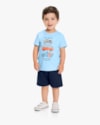 Conjunto Infantil Masculino Estampa Aventura na Praia - Rei Rex - Azul-7131d6a9-dce3-4a5b-9797-9bb5f9fa8f8d