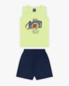 Conjunto Infantil Masculino Estampa Câmera de Aventura - Rei Rex - Matcha-4c1cf836-3b93-4f34-a911-a523f168b435