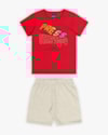 Conjunto Infantil Masculino Estampa Início do Jogo - Rei Rex - Tomato-a3c4303b-068b-4d78-b549-79fcea992055