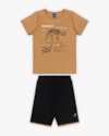 Conjunto Infantil Masculino Estampa Triceratops - ReiRex - Capim Dourado-ee07db16-6748-401e-949f-977cc52cf787
