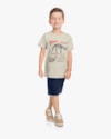 Conjunto Infantil Masculino Estampa Triceratops - ReiRex - Mescla-baec20bf-23e0-4730-8e31-0d3c9505c251