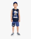 Conjunto Infantil Masculino Regata e Bermuda com Estampa- ReiRex -Mescla-a8eae6b7-b6bc-4900-b3ec-970a234c77a4